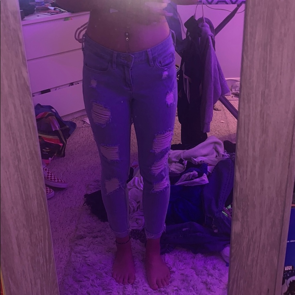 hollister low rise jeans